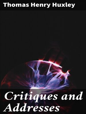 cover image of Critiques and Addresses